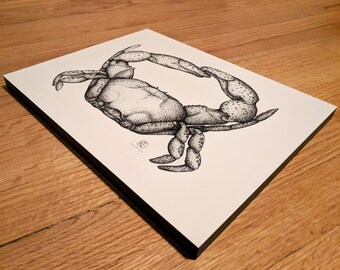 Crab Mounted Print