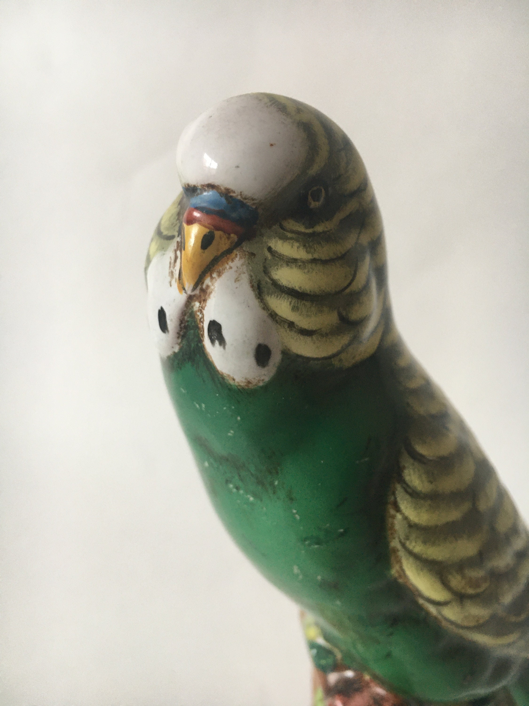Vintage ceramic Parakeet de Ugo Zaccagnini 1868 1937 | Etsy