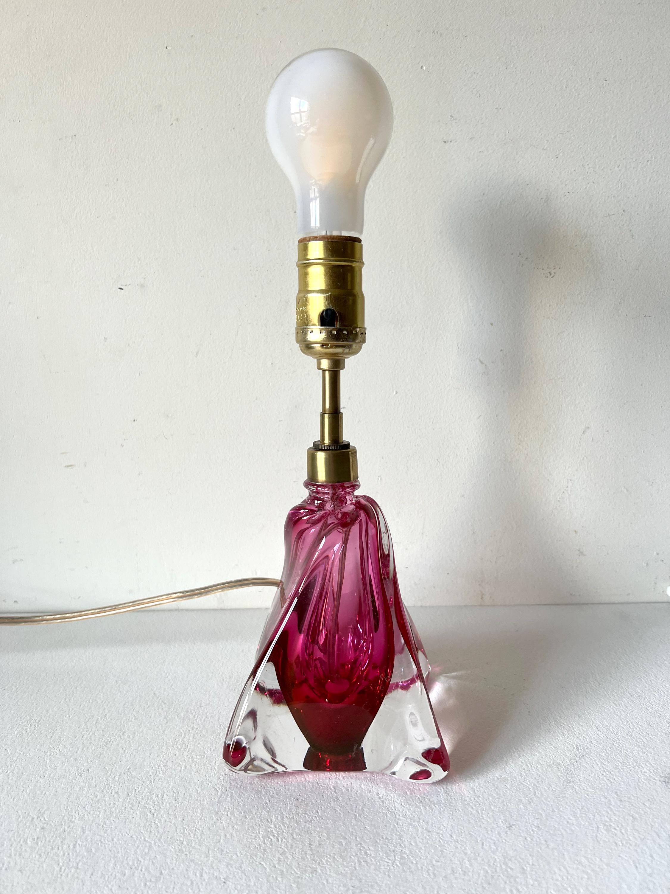 Val St Lambert Lamp - Etsy