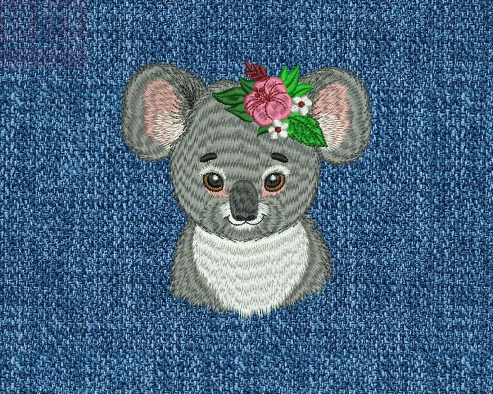 Koala bear 2 designs machine embroidery design pattern Etsy