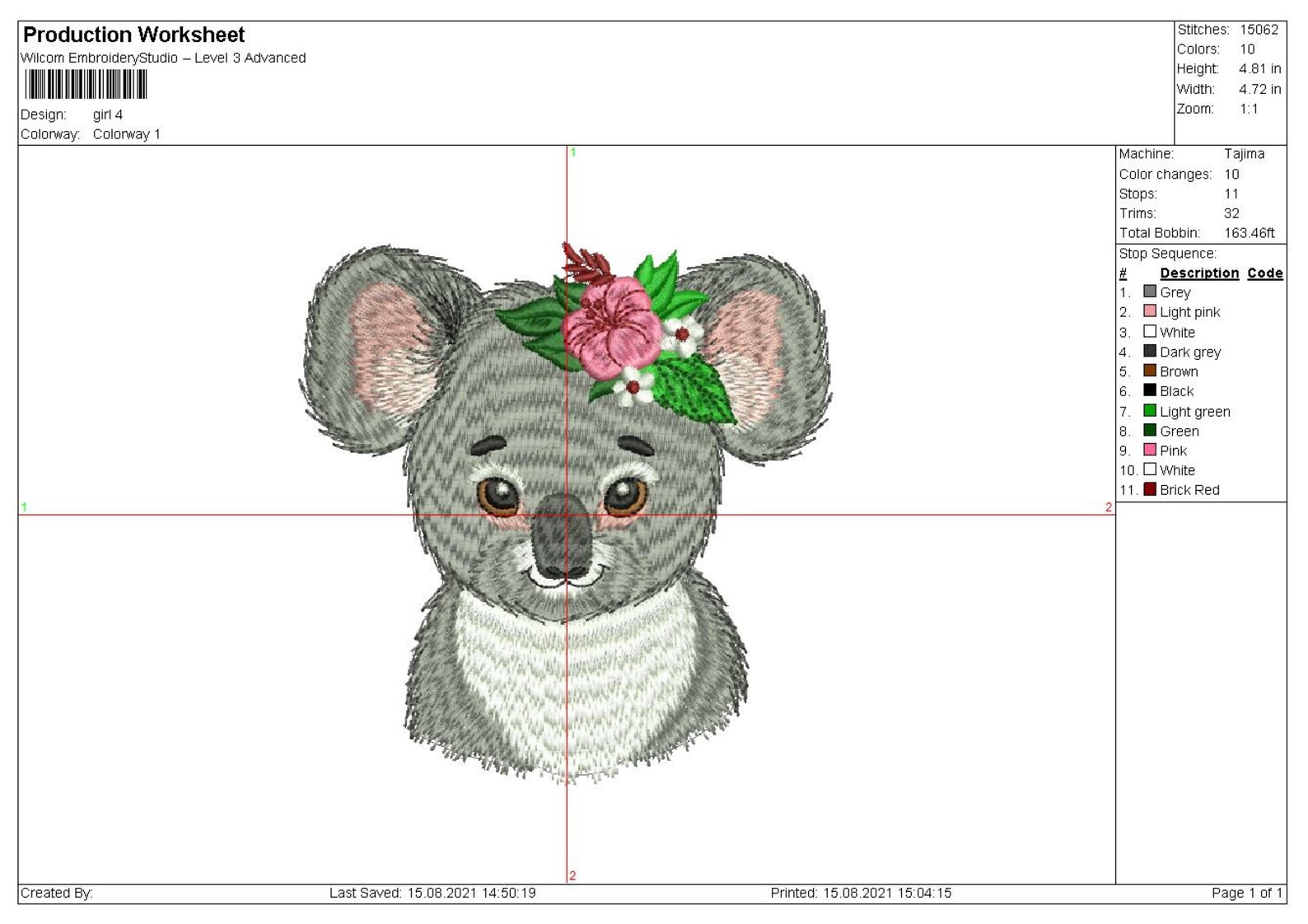 Koala bear 2 designs machine embroidery design pattern Etsy