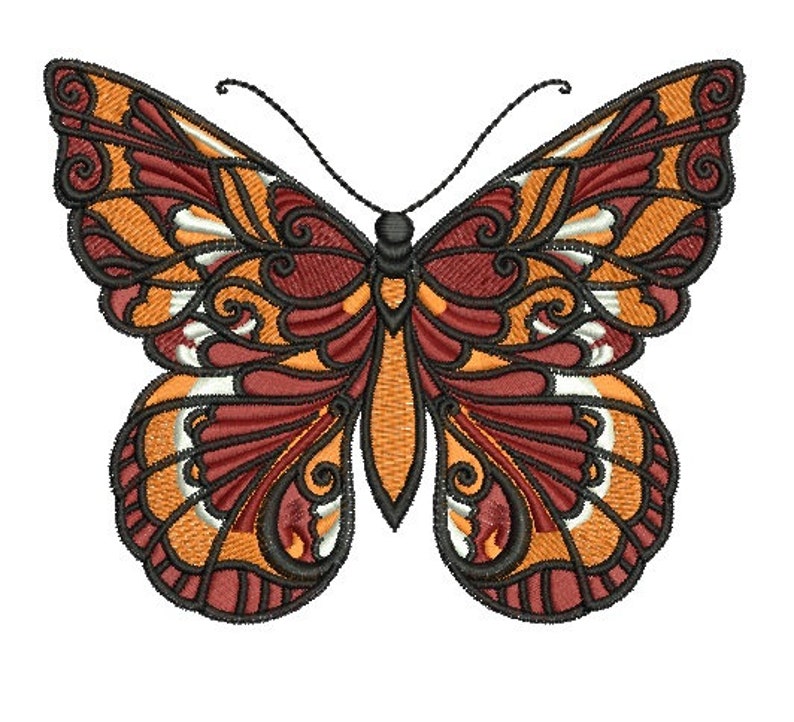 Butterfly machine embroidery design insect flyer on  etsy Butterfly machine embroidery design insect flyer on  etsy