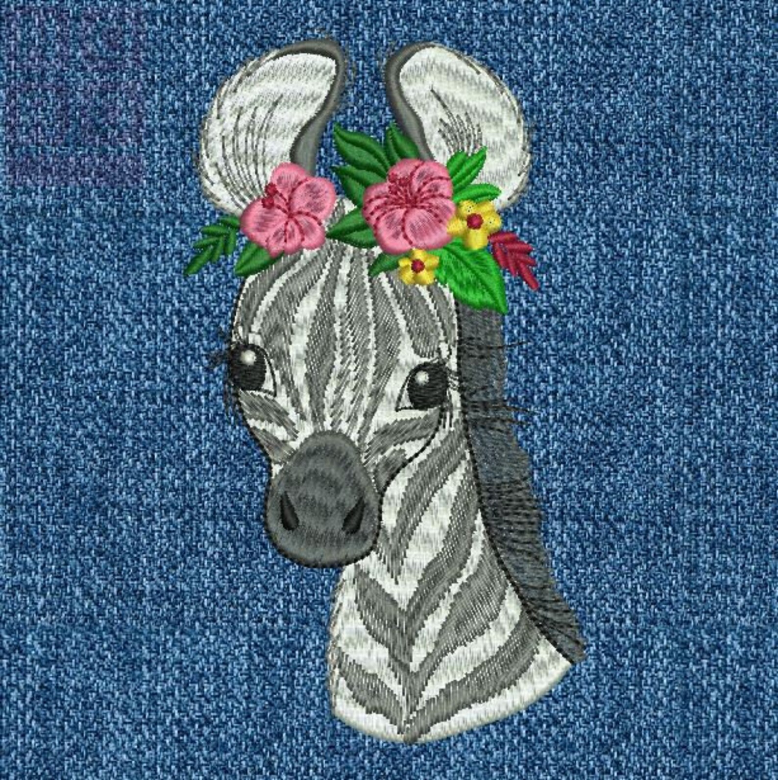 Zebra 2 designs machine embroidery design pattern africa  etsy