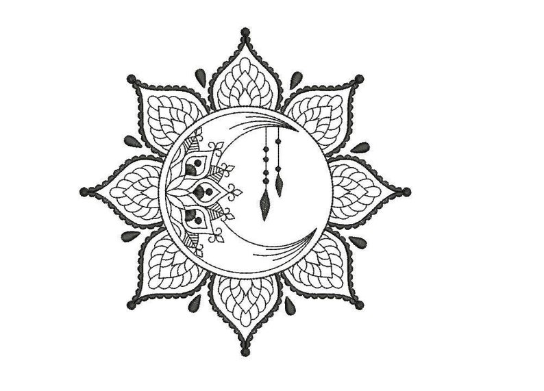 Sun and moon machine jessecmault design boho style pattern etsy Sun and moon machine jessecmault design boho style pattern etsy