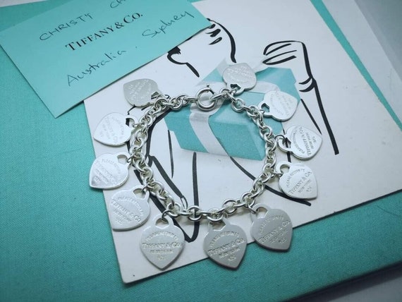 アクセサリー Tiffany&co. silver 925 bracelet Mexico Buy Genuine Tiffany & Co Multiple Hearts Bracelet - Sterling