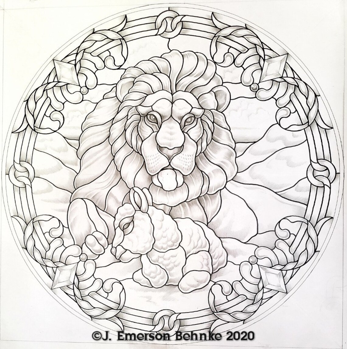 The Lion and the Lamb DIGITAL. PDF - Etsy