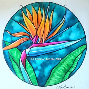 Bird of Paradise Suncatcher