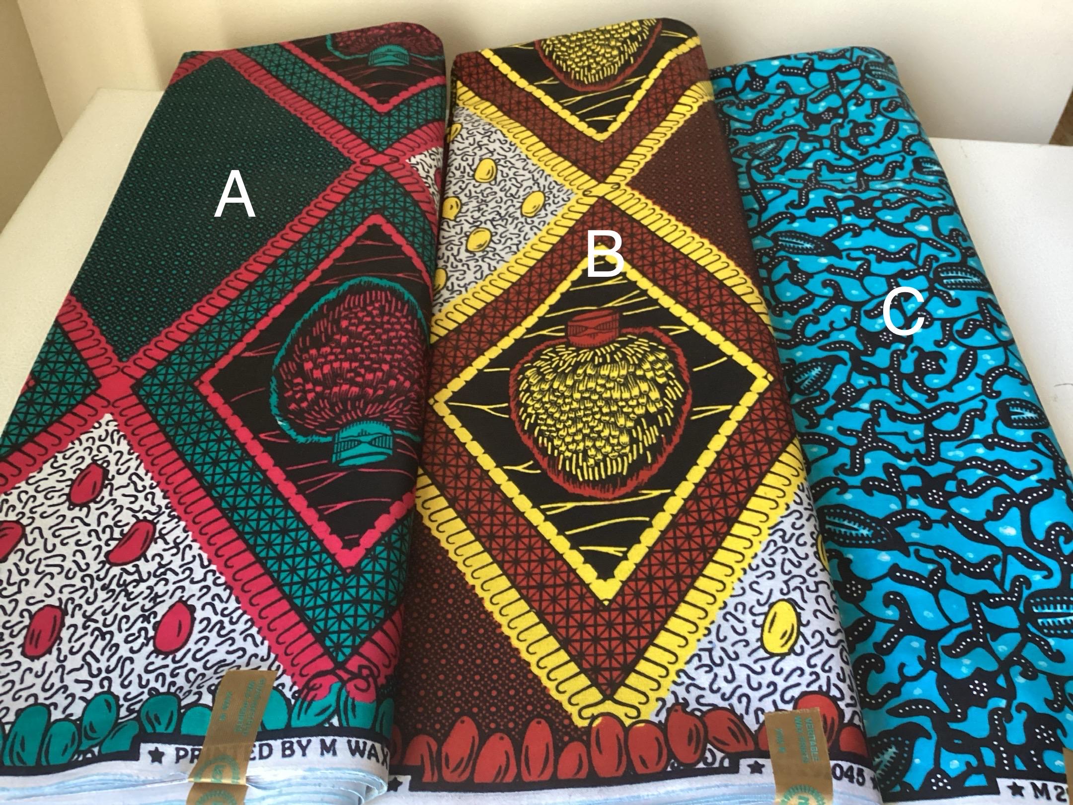 African Print Holand Wax Print. (sika Wo Ntaban) 3 Yards. - Etsy