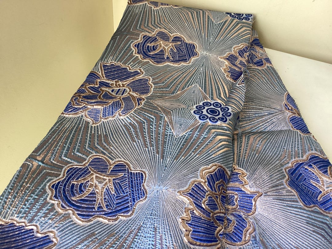 Brocade Jacquard Abstract Design Fabric - Etsy
