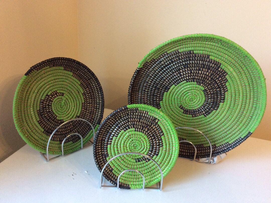 Decorative Elephant Grass Wall Hanging Set 3 Piece. Etsy