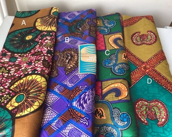 African Pride Bazin Fabric. 31 ins x 46 ins (Crafty Crafts).