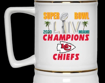 Chiefs Sports Team Fans 15 oz Ceramic Beer Mug Coffee Cup for any Team Fans Chiefs Sports Team Fans 15 oz Ceramic Beer Mug Coffee Cup for any Team Fans