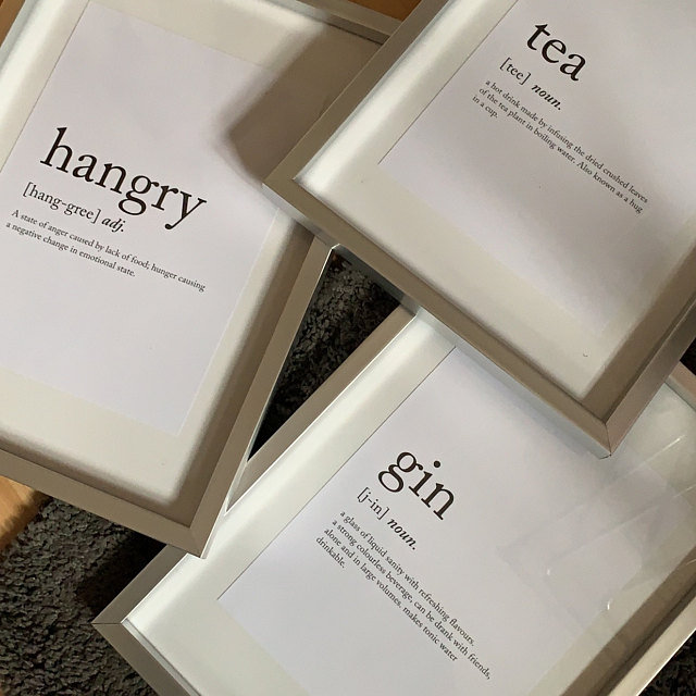 Gin Definition Print Dictionary Print Definition Print Gin Etsy UK