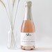 Mini Wine Bottle Labels, Printable Greenery Mini Champagne Label ...