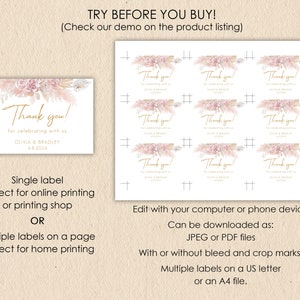 Mini Champagne Label Template, Printable Mini Wine Bottle Labels ...