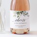 Mini Wine Bottle Labels Printable Greenery Mini Champagne - Etsy
