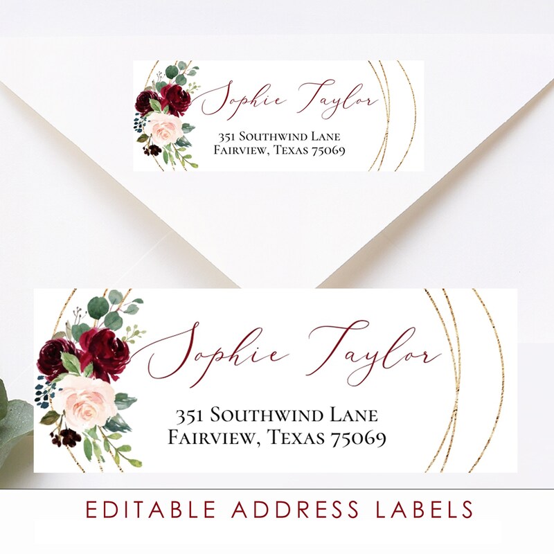 Marsala Wedding - Etsy