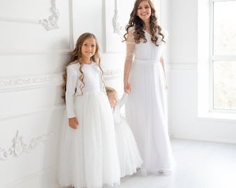 Mommy daughter wedding dresses outlet