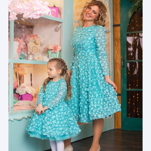 Mother Daughter Matching Dresses for Mother and Me Mommy and - Etsy