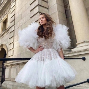 Tutu off White Dress Etsy