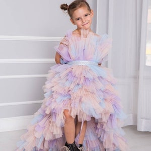 Children's high low dresses sales