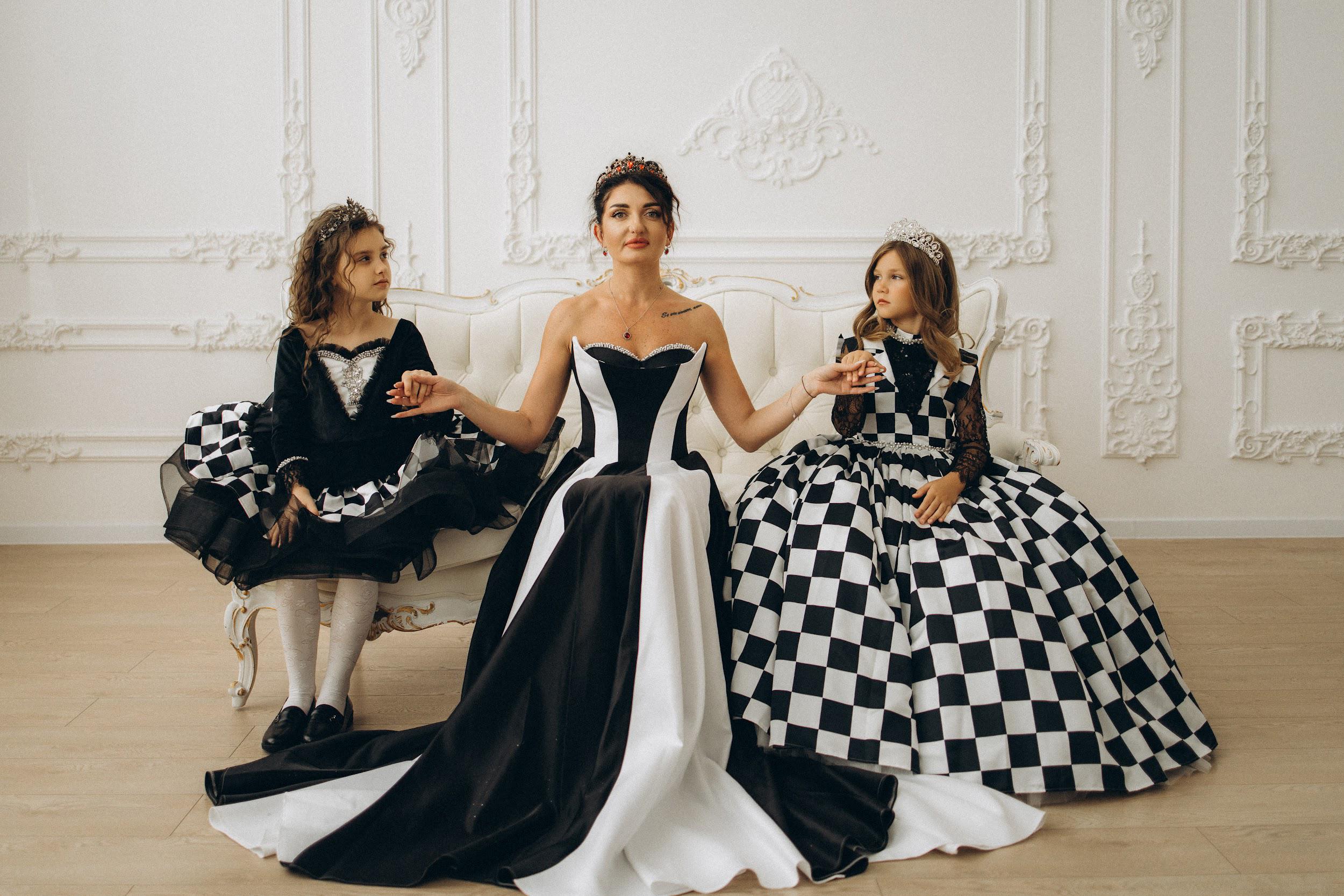 formal halloween dress Family Costume Sets, Mommy and Me Chess Queen Dress, Matching Group Costume, Gothic Ball Gown, Witchy Adult Costume, Kid Costume 09-24-26-sos-promo-inclusion