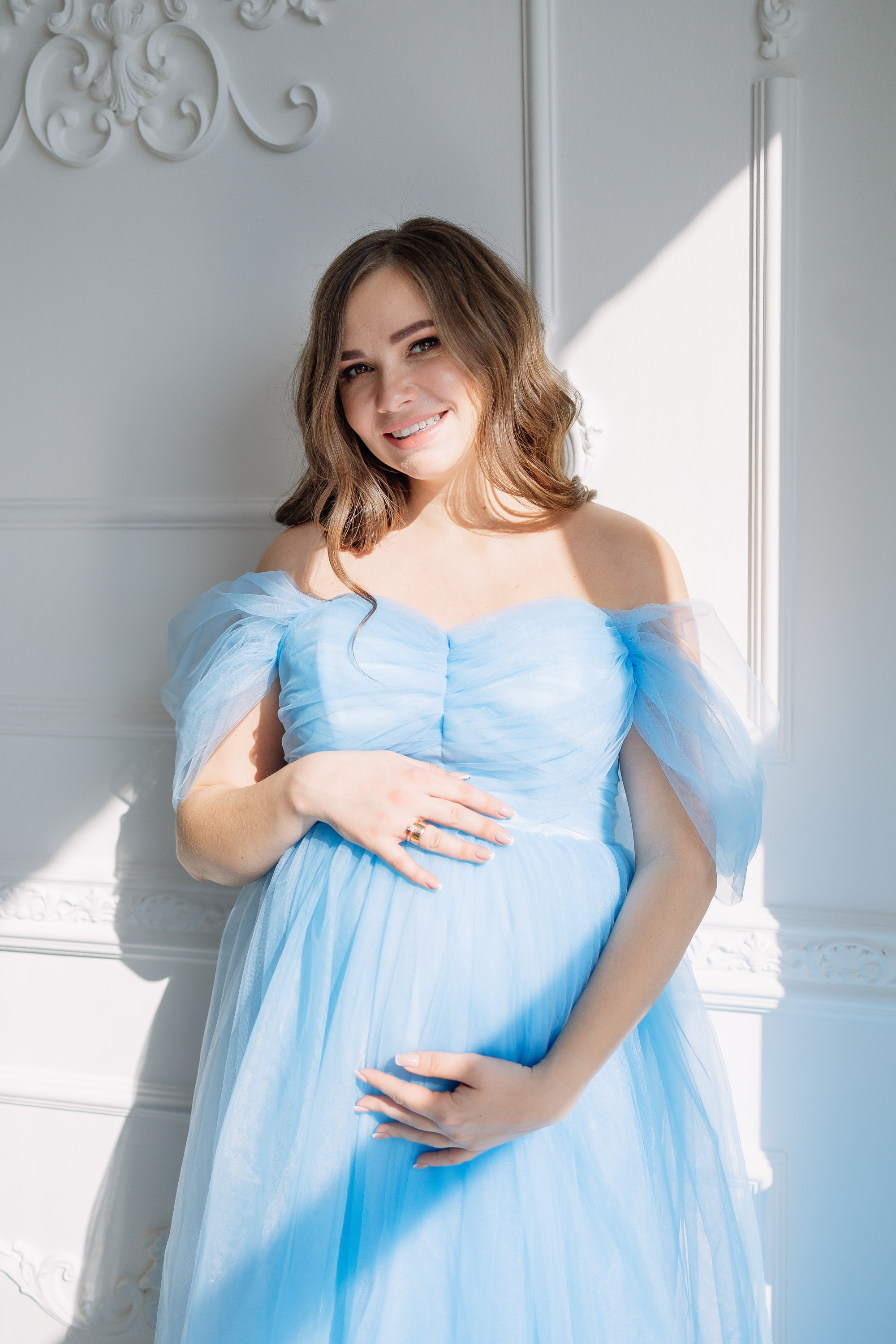 Shop Maternity Tulle Dress, Baby Blue Maternity Dress, Pregnancy Tulle Dress, Maternity Gown, Maternity Photo Props Dress, Maternity Clothing -