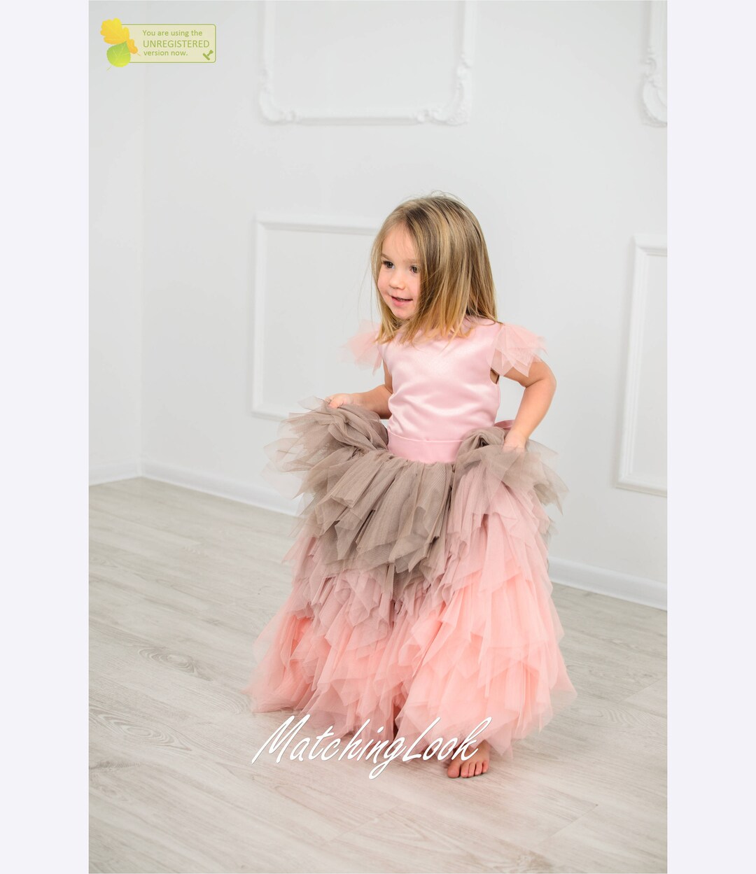 Baby Girl Dress, Birthday Dress 5 Year Old, Girl Tulle Dress