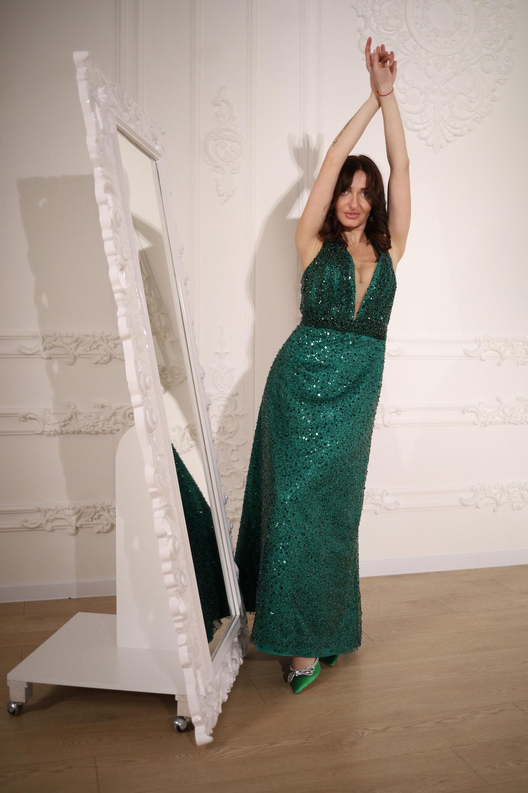 Ready to Ship ~ Sparkly Party Outfit, New Years Eve Dress, Emerald Green Holiday Dress, Sequin Cocktail Gown, Red Carpet Dress ~ 12 US Size - Etsy Israel Ready to Ship ~ Sparkly Party Outfit, New Years Eve Dress, Emerald Green Holiday Dress, Sequin Cocktail Gown, Red Carpet Dress ~ 12 US Size - Etsy Israel