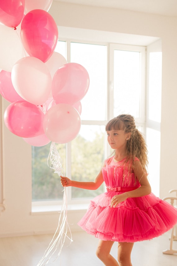 Barbie Vestido de tul para niñas de niño pequeño a niño grande