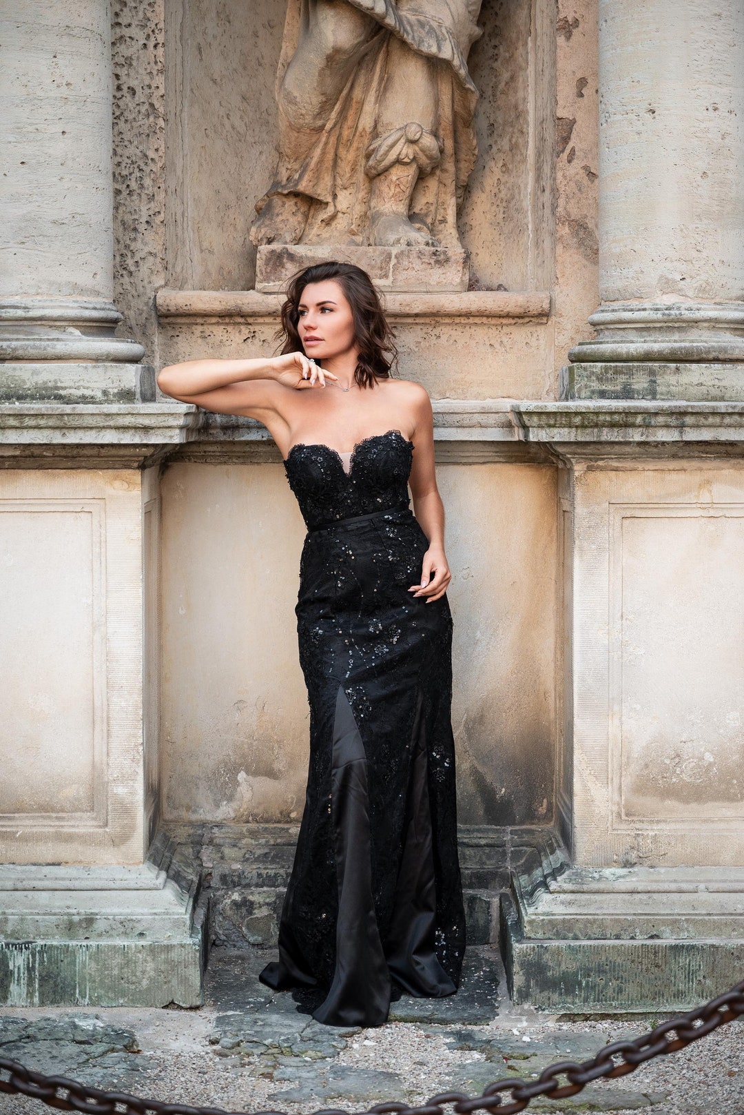 black prom dresses amazon EliteBloom Evening Dress Womens One Shoulder Long Sleeve Sexy Mesh Stitching Gown Formal Wedding Party Maxi Dress,Black-L : Clothing, Shoes & Jewelry A stylish choice suitable for both evening dresses and formal dresses Prom Dress Amazon Low Dresses