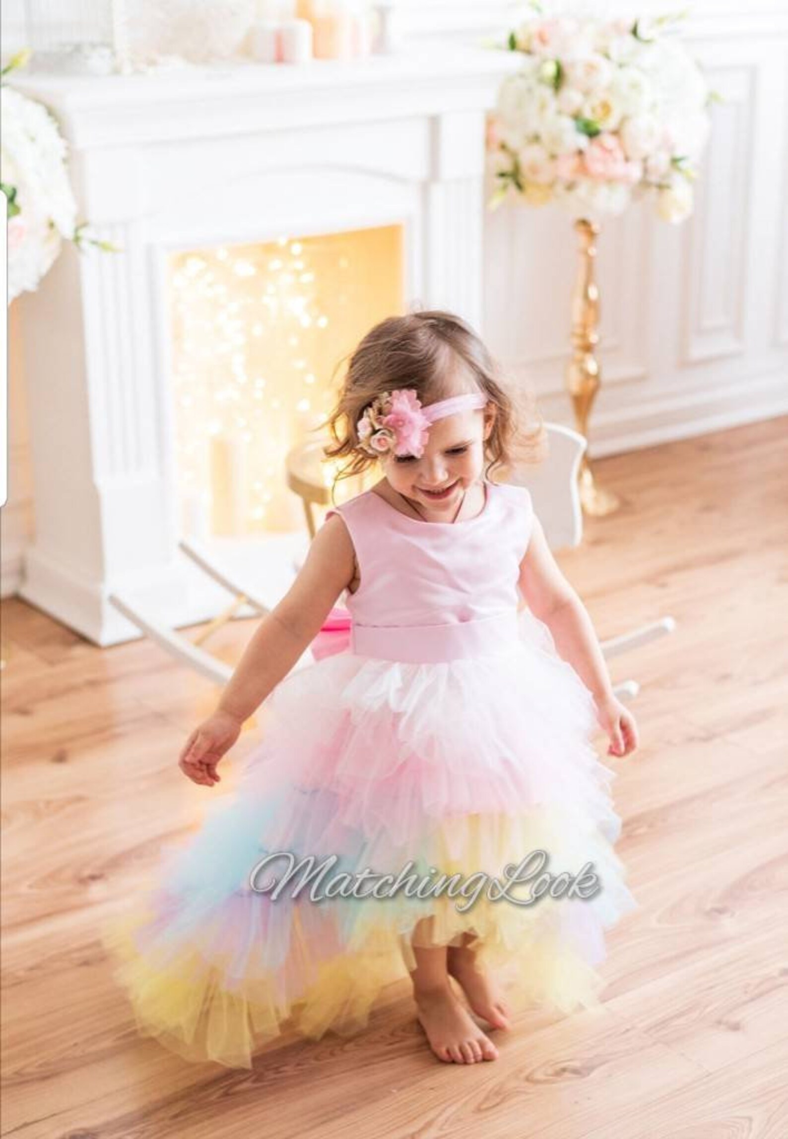 Unicorn Wonderland - Over The Rainbow Alexandra Dress