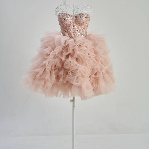 open lace back dress Homecoming Queen Mini Dress main image 1
