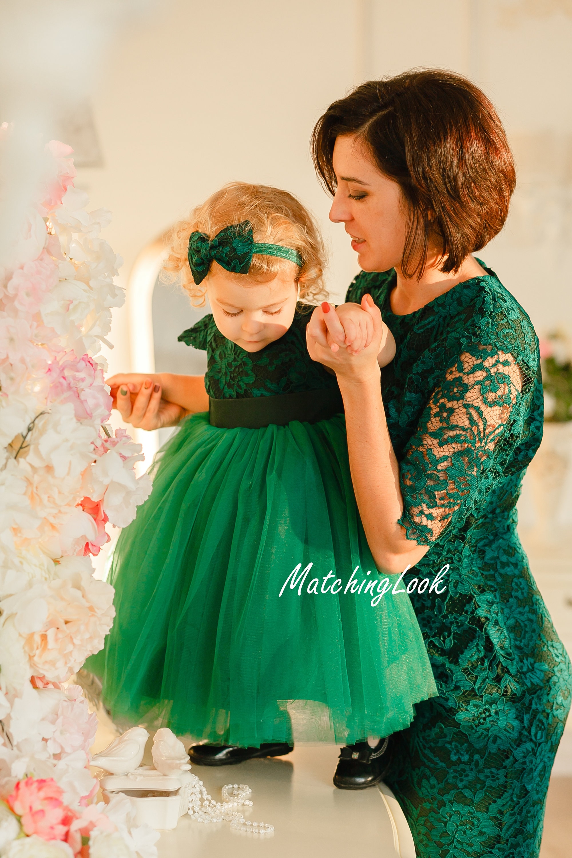 Mother Daughter Matching Dress Formal 