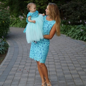 Mother Daughter Matching Wedding Guest Dresses, Mommy And Me Summer Dresses, Matching Baby Dress, Matching Girl Dress, Baby Girl Party Dress