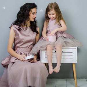 Mother Daughter Matching Dresses, Mommy And Me Outfit, 1st Birthday Dress
