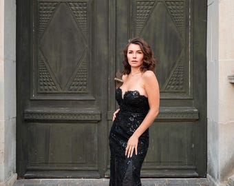strapless denim dress plus size Final Sale BodyCon in Dark Model Wearing Size Small Wedding dress 1953 Color:Deep Maroon sa_AU_FP_Best Sellers