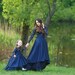 Matching Mother Daughter Dress, Photo Shoot Dresses, Mommy And Me Dress, Princess Matching Dress, Navy Flower Girl Dress, Fantasy Dress 