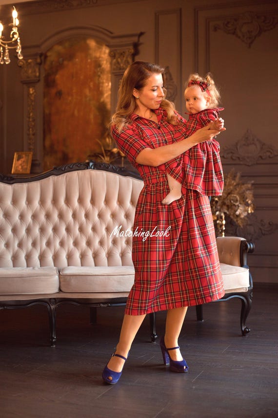 mother daughter holiday dress Simply Us Mom & Me dresses Daughter Dress / 18W