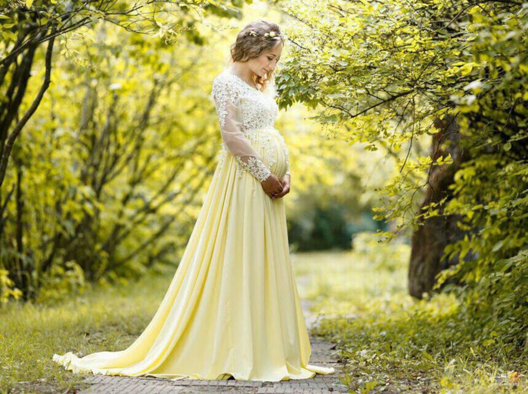Maternity Dress for Photo Shoot Maternity Wedding Dress Etsy