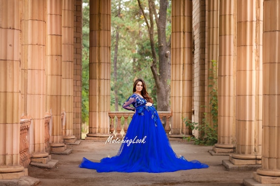 Maternity Photography Dress Fancy Pregnancy Gown for Shower Photo Shoot |  eBay