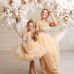 mommy and me prom dresses Pink Mother Daughter Matching Dresses, Mommy and Me Outfits, Mommy and Me  Dresses, Mother Daughter Dresses, Dresses for First Birthday