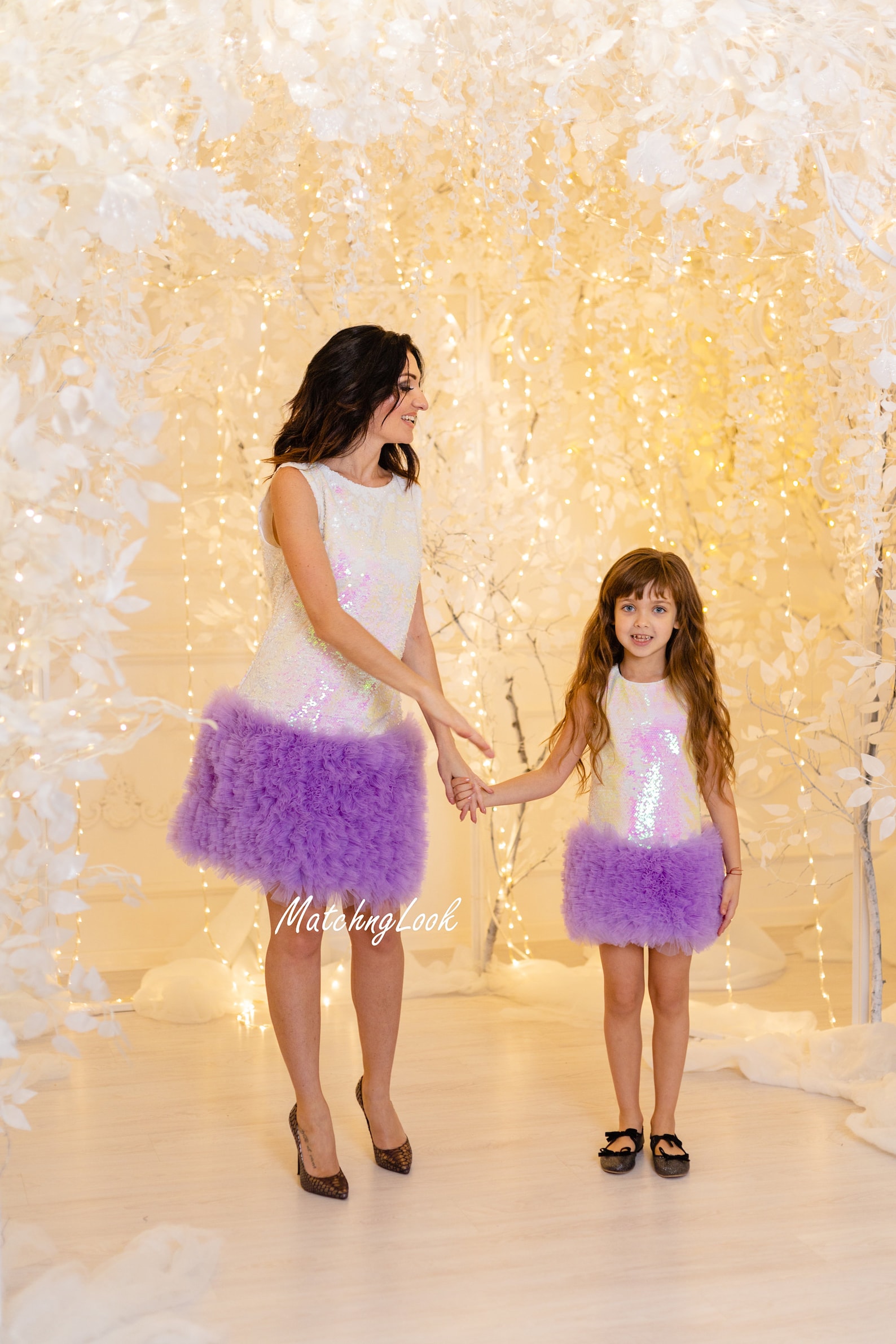 Mommy and Me Party Dresses Matching Tulle Dress Toddler Girl | Etsy