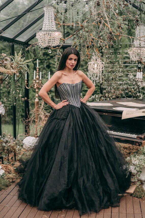 Buy Black Basque Waist Wedding Dress Gothic Romance - Alternative and Extraordinary Wedding Dress for Bride - Dark Fantasy Couture Gown Online in India - Etsy Buy Black Basque Waist Wedding Dress Gothic Romance - Alternative and Extraordinary Wedding Dress for Bride - Dark Fantasy Couture Gown Online in India - Etsy