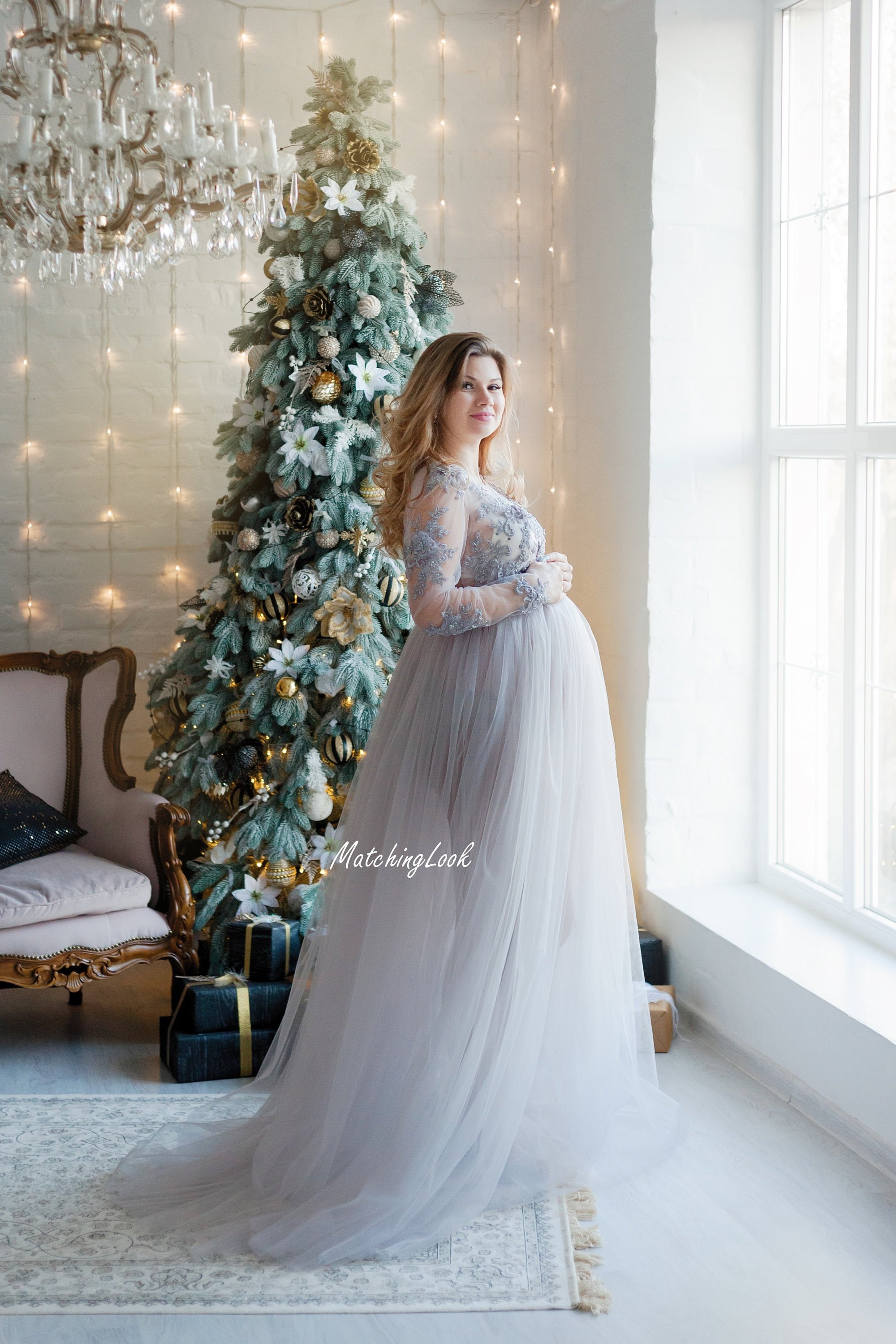 Pregnancy Ball Gown -  UK