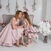 Mommy And Me Dresses, Mother Daughter Matching Dress, Photoshoot Dress, Mom And Girl Formal Outfit, Matching Satin Dresses, Tutu Dress 