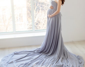 Maternity Dress For Photo Shoot, Maternity Gown, Floor Length Dress, Pregnancy Dress, Long Gown, Ball Maternity Gown, Prom Maternity Gown