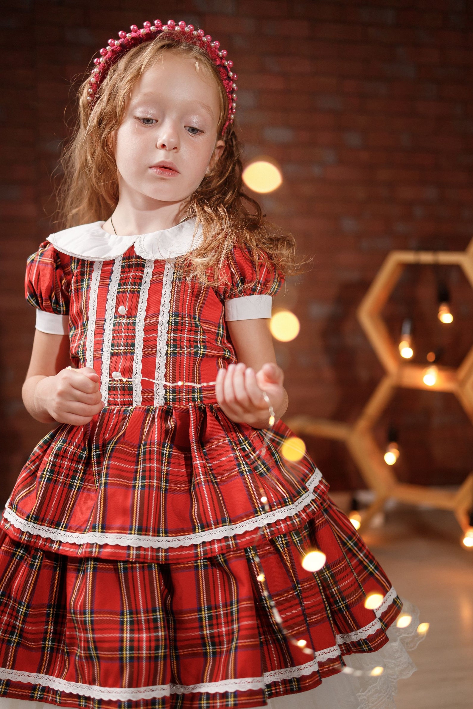 Christmas Tutu Dress Tartan Dress Toddler Ruffle Holiday Etsy