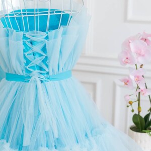 Red Ruffles Tulle Mother Daughter Matching Formal Dress MGD016