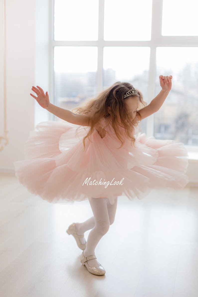 Matching Tulle Dress Tutu Dress Mommy And Me Dress Matching Dresses Blush Pink Dresses Matching Easter Dresses Mom And Daughter Dress